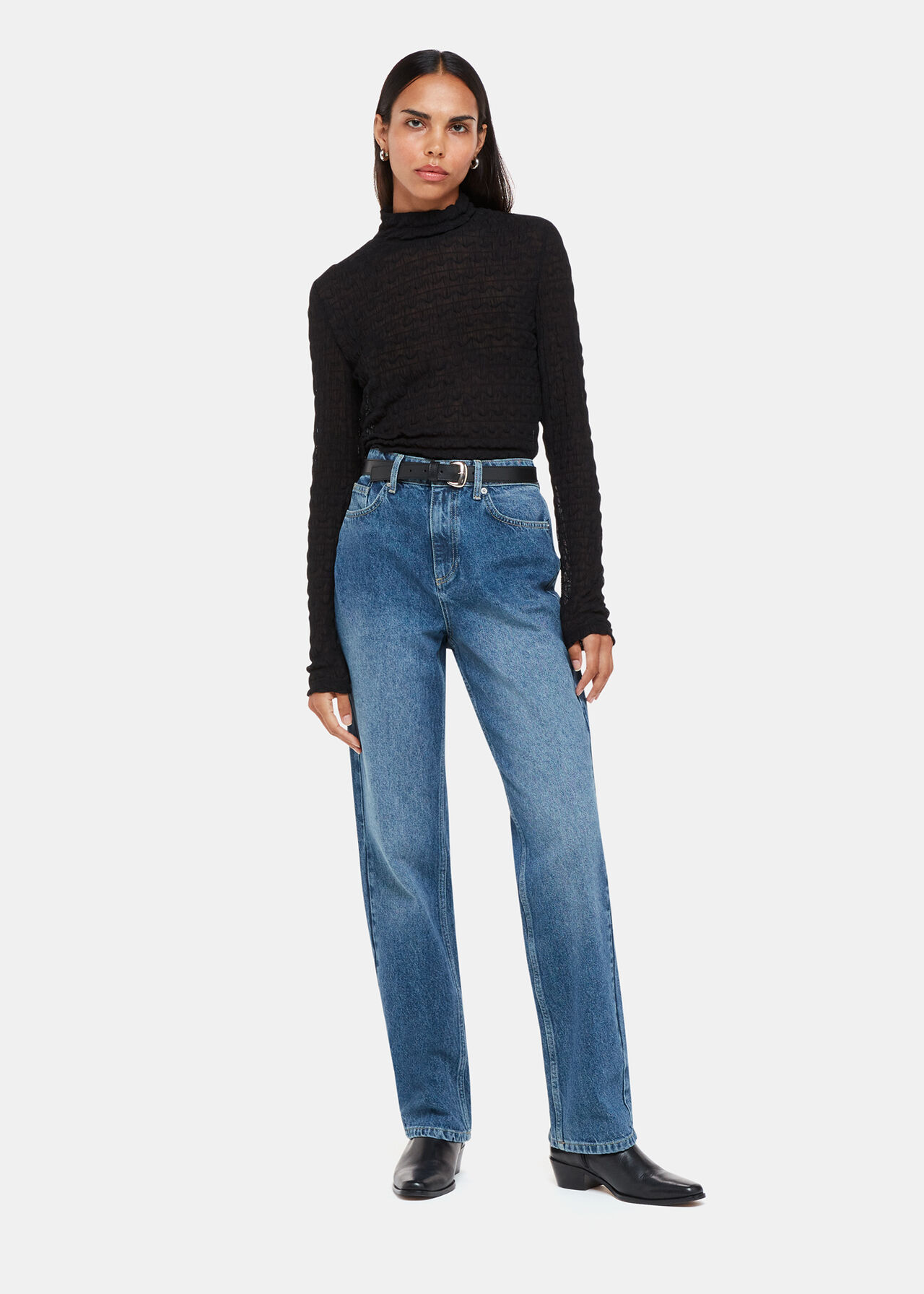 Straight Leg Full Length Jean